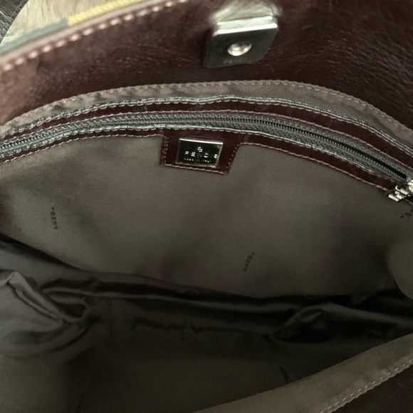 Fendi green and black stripe shoulder bag - Picture 6 of 6